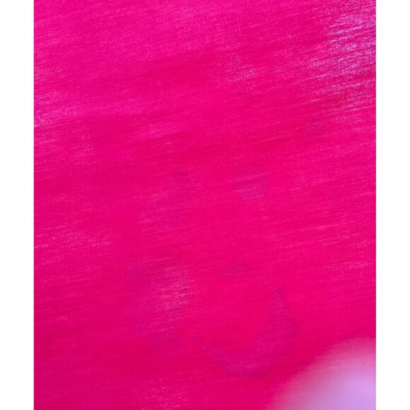 Tablecloth 66" Red Round Lace Edge Valentine's Holiday Linens Romantic Vintage - Picture 4 of 6